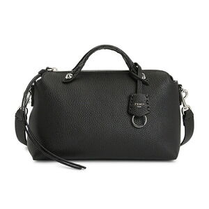 FENDI FF Jacquard Shopper Tote Shoulder Bag Brown